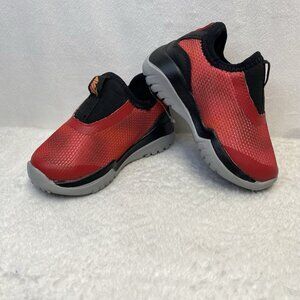 Avia Avi Breeze Slip-On Sneakers Shoes Toddler Boy Sz 6 Black & Red Lightweight